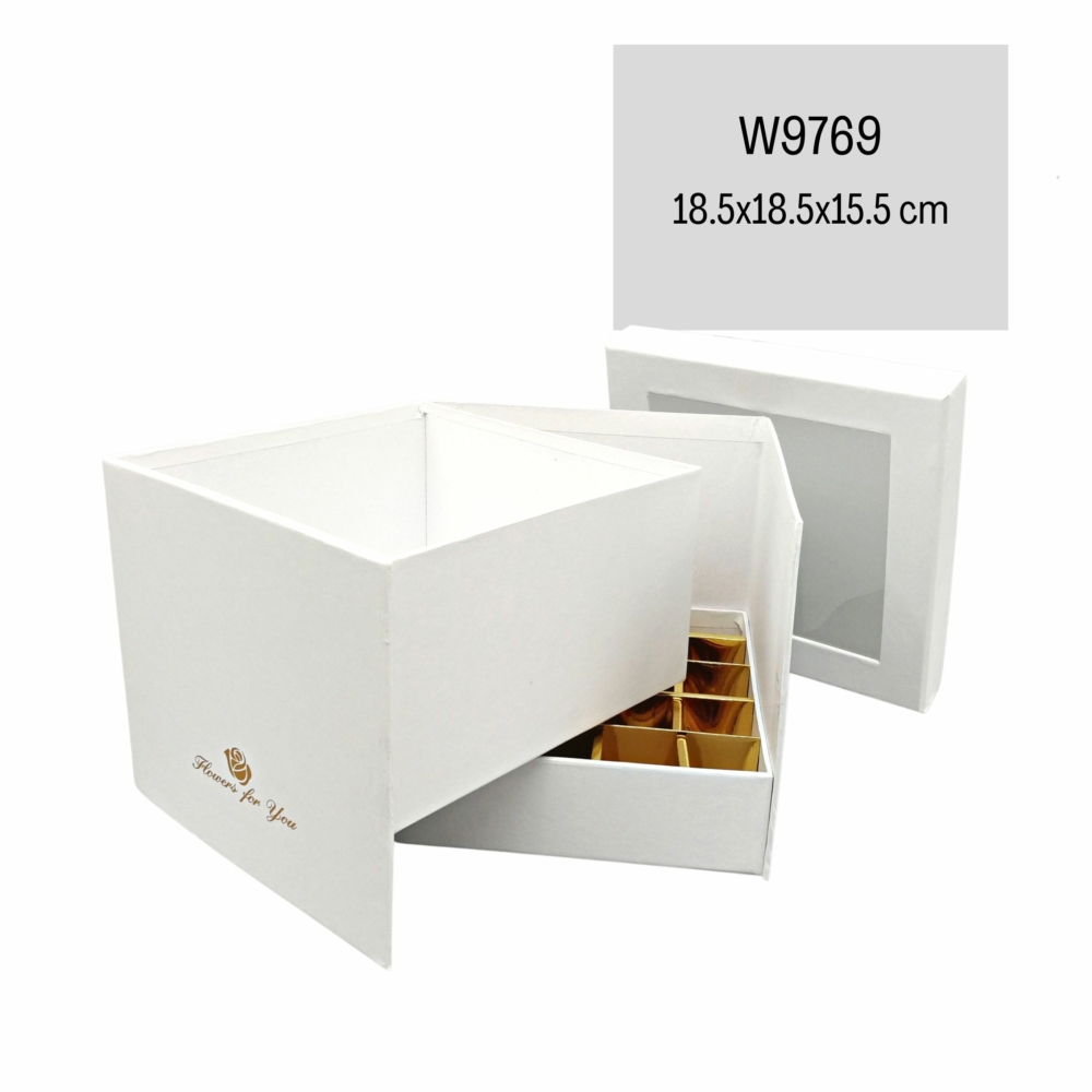 W9769 kocka alakú ajándékdoboz