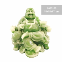 6867-75 zöld  fengshui szobor